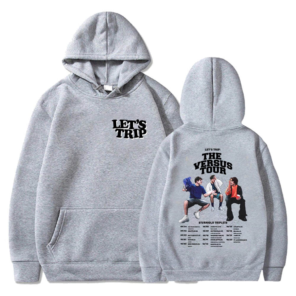 Sturniolo Triplets Hoodie Let's Trip Merch 2023 The Versus Tour Hooded ...