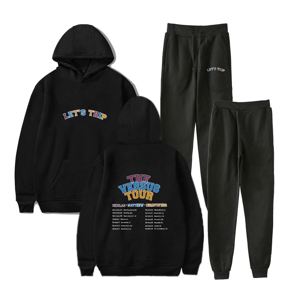 Sturniolo Triplets Hoodie Suit Let's Trip Arch Tour New The Versus Tour ...