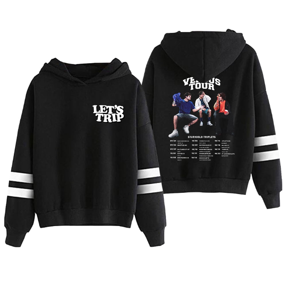 Sturniolo Triplets Let's Trip 2023 The Versus Tour Hoodie Pocketless ...