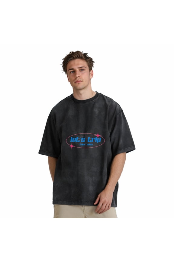 Unisex Short Sleeved T - Shirt in Cool Summer Street Style