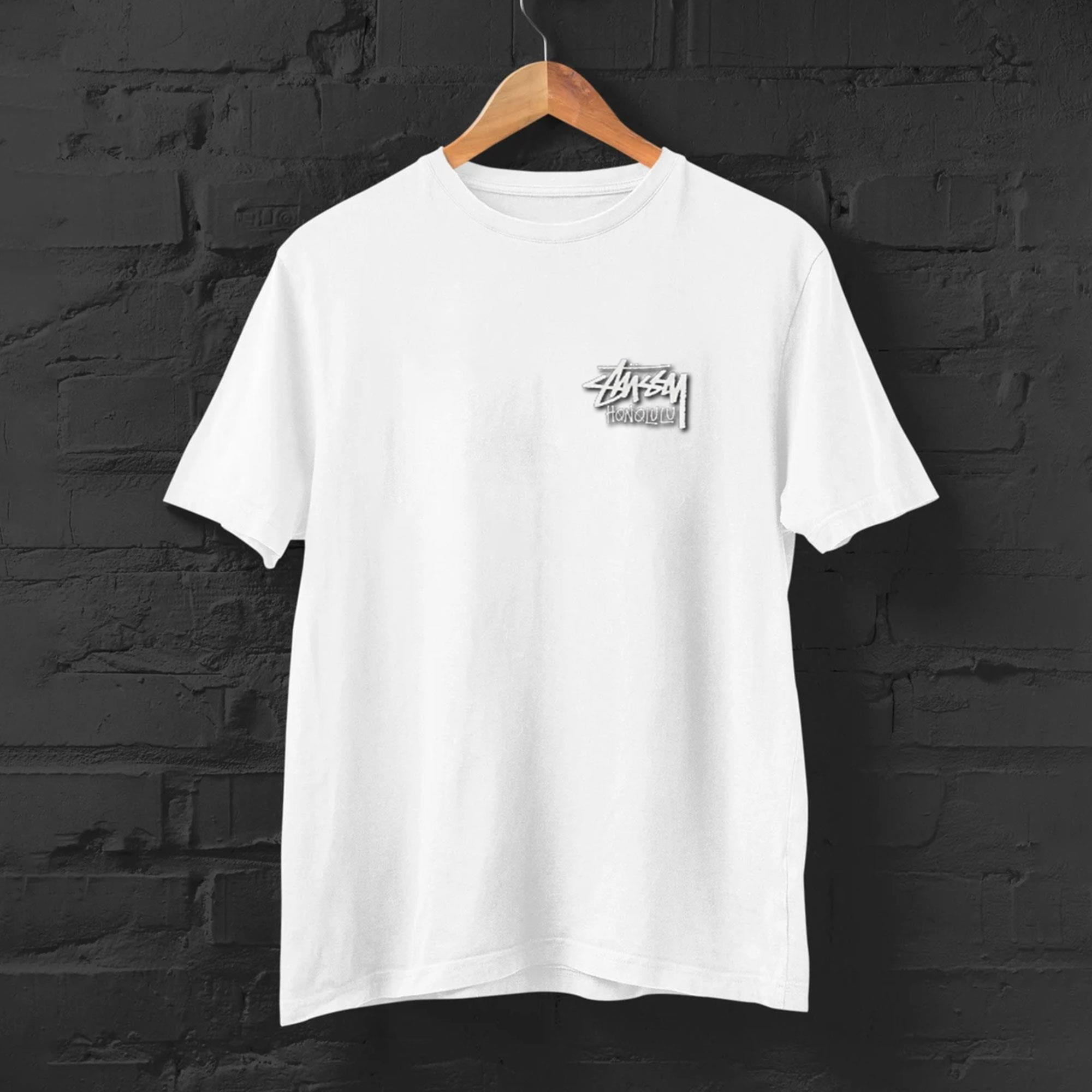 Stussy Honolulu Tee T Shirt Logo Hit Exclusive Rare- 7 COLOR Stussy Honolulu Tee T Shirt Logo Hit Exclusive Rare- 7 COLOR