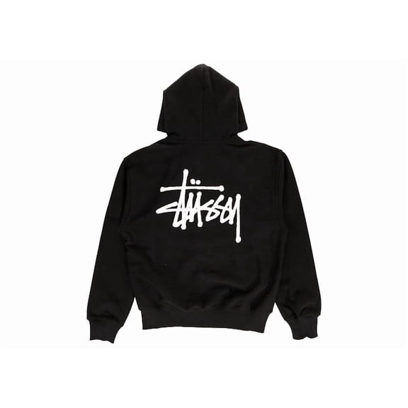Stussy Men's Basic Zip Hoodie Black, from StockX