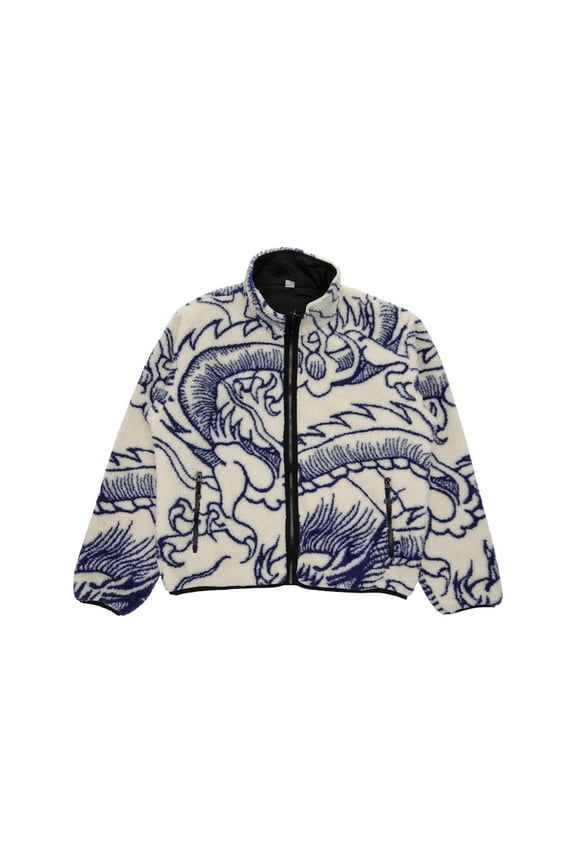 Men's Dragon Sherpa Jacket Natural, from StockX