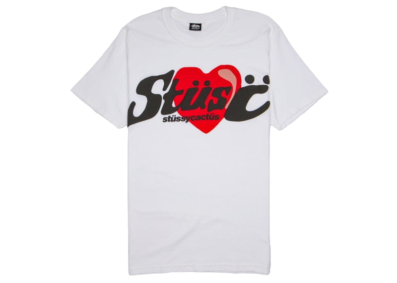 Stussy Men's x CPFM Heart T-shirt White, from StockX