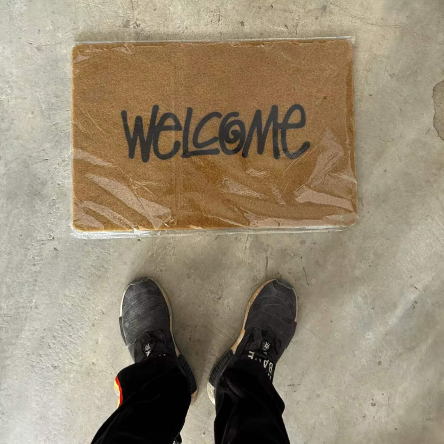 Stussy Welcome Doormat Entrance Hallway Rectangle Printed