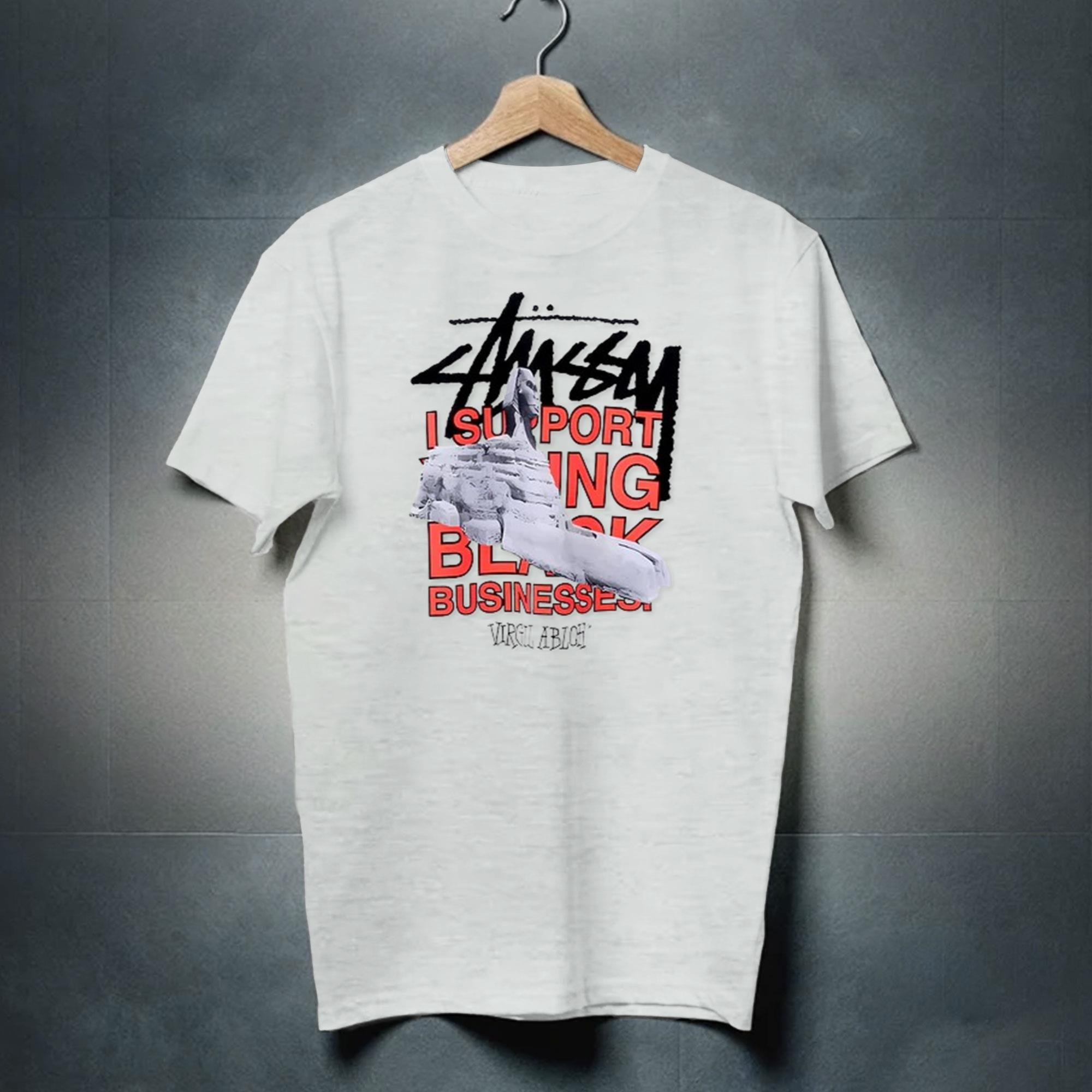 Stussy X Off White Virgil Abloh World Tour T shirt LIMITED EDITION 7 COLOR OPTIONS NEW INSTOCK Walmart
