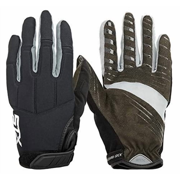 stx lacrosse strike women's strike glove, black, large