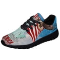 thumbnail image 1 of Sty Stong America Patriot Eagle Independence Day Shoes Sneakers Black Size 7, 1 of 7