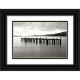 thumbnail image 1 of Styber, Dana 14x11 Black Ornate Wood Framed with Double Matting Museum Art Print Titled - Lonely Dock, 1 of 4