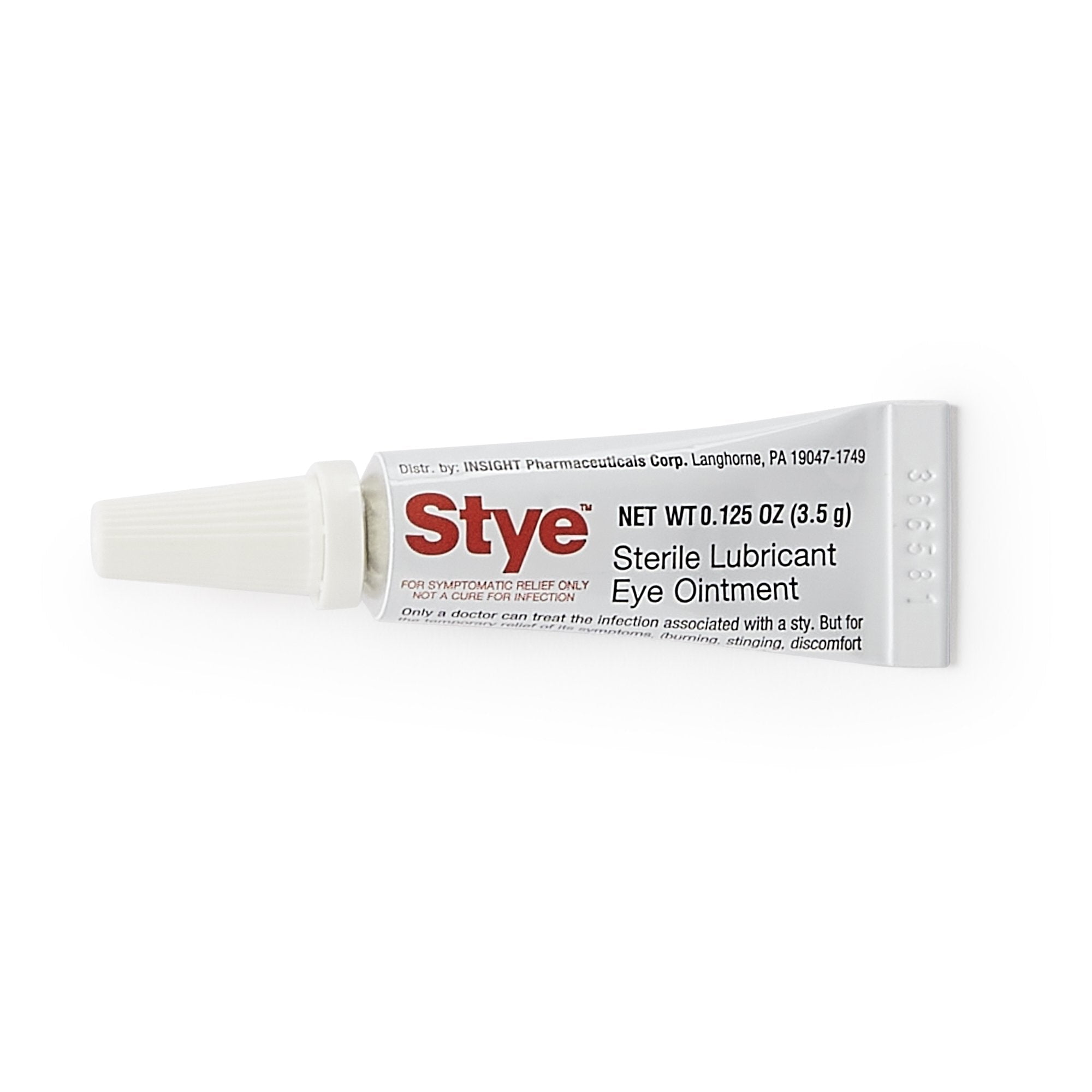 Stye Sterile Lubricant Eye Ointment, Ophthalmologist Tested, 0.125 oz