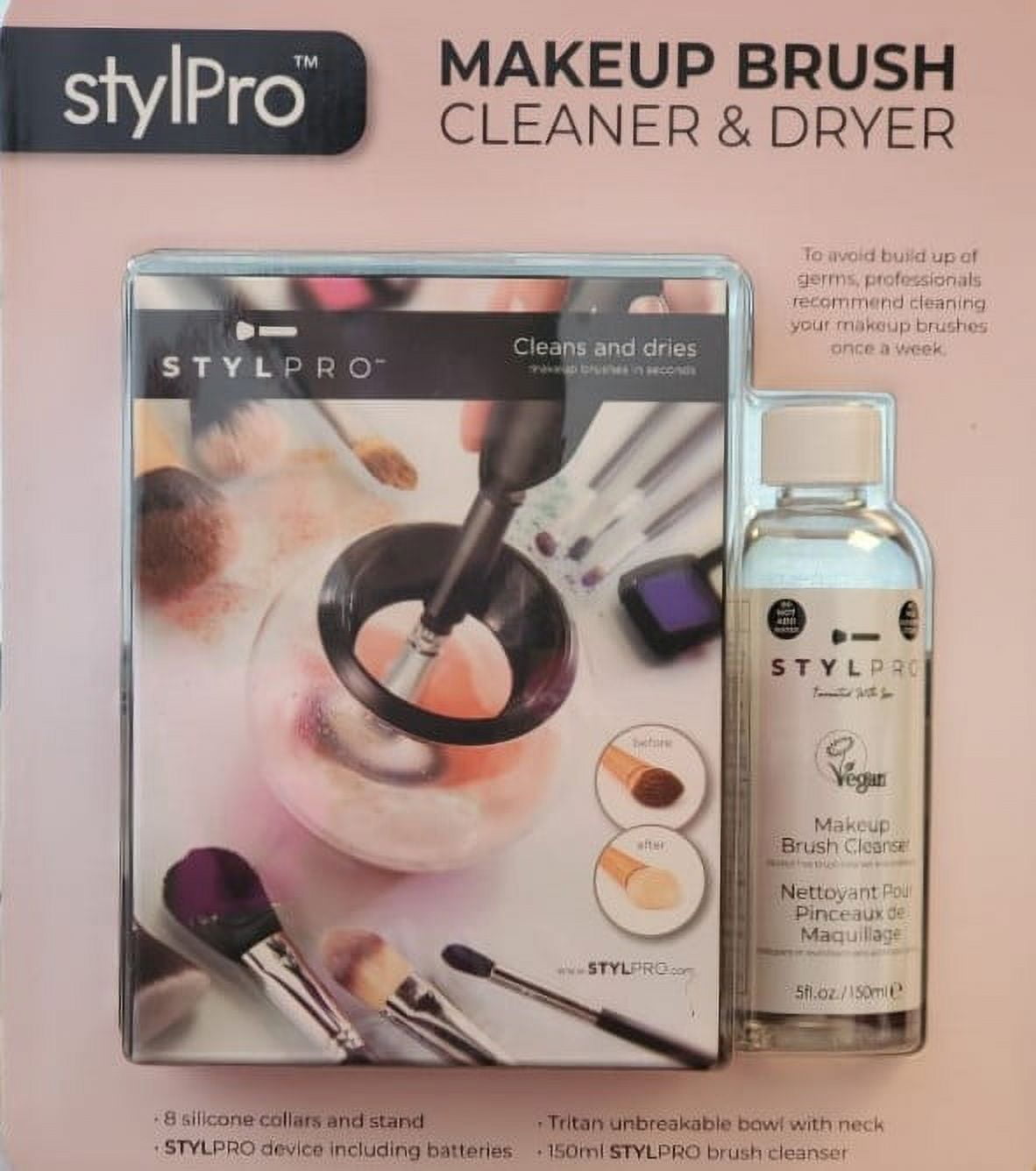 Stylpro Original Gift Set Kit Electric Makeup Brush Cleaner and Dryer