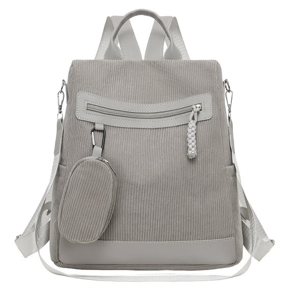 Stylago Backpack Purse for Women Fashion Travel School Backpacks Ladies Top Handle Work Computer Daypack for Daily Use Grey