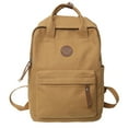 thumbnail image 1 of Stylago Canvas Backpack for Women Top Handle Laptop Computer Bags for College Students Ladies Multiple Pockets Travel Daypack Brown, 1 of 6