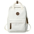 thumbnail image 1 of Stylago Canvas Backpack for Women Top Handle Laptop Computer Bags for College Students Ladies Multiple Pockets Travel Daypack White, 1 of 4
