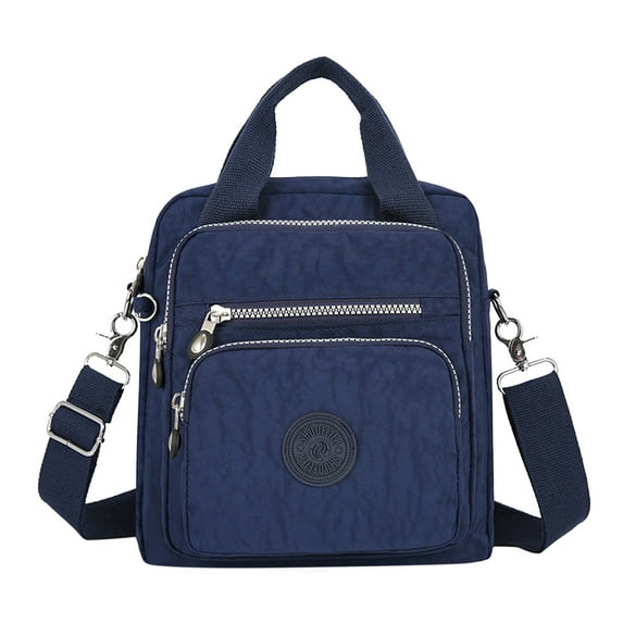 Stylago Crossbody Bags for Women Detachable Strap Casual Shoulder Purse with Multiple Internal Pockets Ladies Mini Backpack Blue