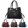 thumbnail image 1 of Stylago Handbags and Purses 2026 Shiny Shoulder Bags for Women Top Handle Leather Crossbody Tote Travel Gift for Ladies Red, 1 of 6
