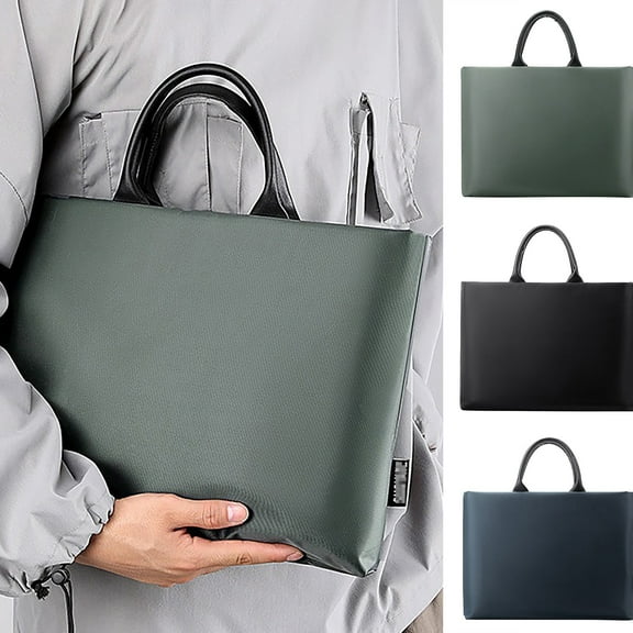 Stylago Leather Briefcase Laptop Case Computer Bag for Men Water Proof Top Handle Messenger Lawyer Bags Work Business Handbags Black