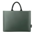 thumbnail image 1 of Stylago Leather Briefcase Laptop Case Computer Bag for Men Water Proof Top Handle Messenger Lawyer Bags Work Business Handbags Green, 1 of 4