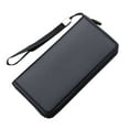thumbnail image 1 of Stylago Long Wallet for Men Leather RFID Blocking Bifold Zipper Around Purses Wristlet Wallets for Work Business Black, 1 of 5