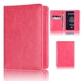 thumbnail image 1 of Stylago Passports Holder for Women Travel Mens Foldable Leather Wallet Cover Case Thin Card Book for Vacation Pink, 1 of 3