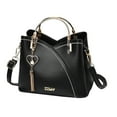 thumbnail image 1 of Stylago Purses and Handbags for Women Leather Top Handle Satchel Fashion Tassel Shoulder Messenger Tote Bags for Ladies Work Black, 1 of 5