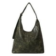 thumbnail image 1 of Stylago Slouchy Hobos Bags for Women Retro Leather Handbag Shoulder Tote Bag Work Travel Button Soft Purses with Adjustable Strap Green, 1 of 6