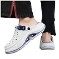 thumbnail image 1 of Stylago Women Men Closed Toe Mule Shoes with Arch Support Breathable Slip on Clog Sandals Beach Comfortable Slippers White Size 6, 1 of 7