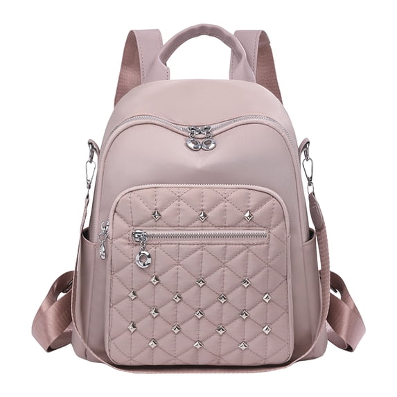 Stylago Womens Fashion Backpack Nylon Water Proof Schoolbag Daypack Detachable Strap Multiple Compartments Laptop Bags Purple