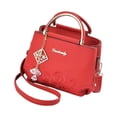 thumbnail image 1 of Stylago Womens Handbags Purses Embroidery Top Handle Tote Bags Crystal Pendant Crossbody Shoulder Bags for Ladies Work Red, 1 of 6