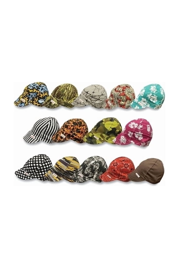 Style 1000 Single Sided Cap, Size 8-1/8, Assorted Prints