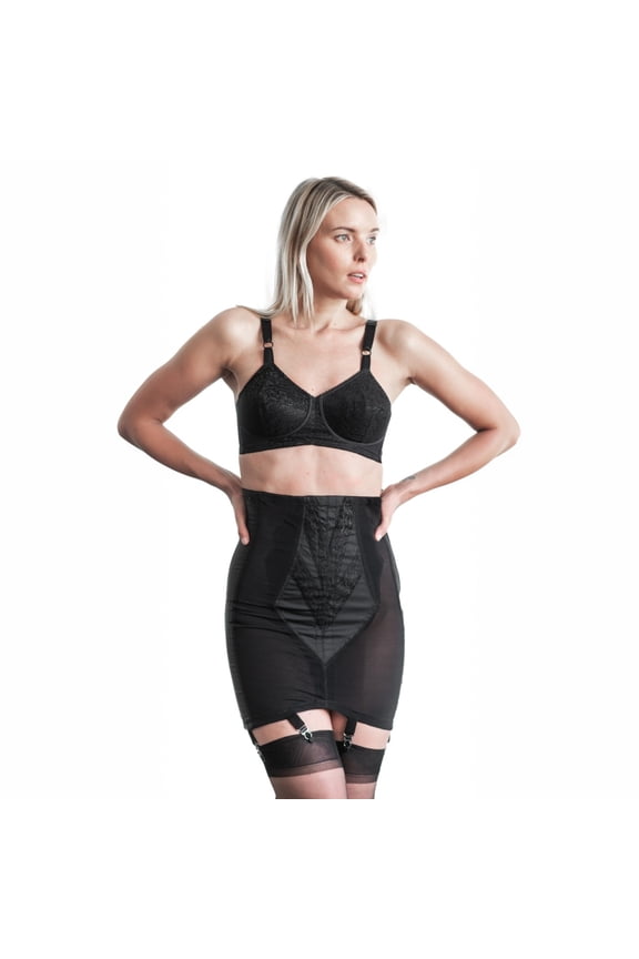 1294 | Open Bottom Girdle Extra Firm Shaping | Sizes M–8X | Zipper + Hook Closure | Classic Vintage Control | USA MADE