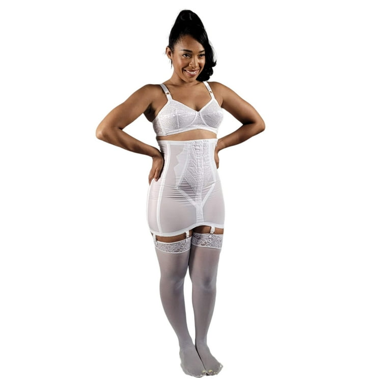 girdle for open back dress High Waist Open Bottom Girdle with Zipper