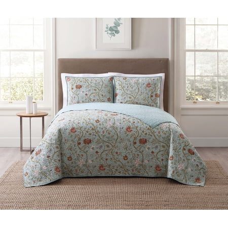 Style 212 Bedford Blue Twin XL Quilt Set