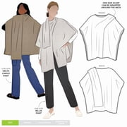 Style Arc Paper Sewing Pattern Bijou Cape - Capes for Women
