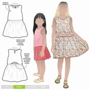 Style Arc Paper Sewing Pattern Kids Victoria Dress - Dresses for Kids