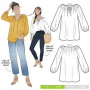 Style Arc Sewing Pattern Anita Peasant Blouse Women