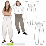 Style Arc Sewing Pattern Barry Pants - Trousers for Women - Sizes 4-16 - Intermediate