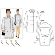 Style Arc Sewing Pattern Beatrice Pea Coat Women