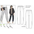 thumbnail image 1 of Style Arc Sewing Pattern Besharl Pants Women, 1 of 1