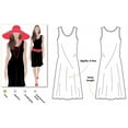 thumbnail image 1 of Style Arc Sewing Pattern Cruise Club Kim Dress Women, 1 of 3