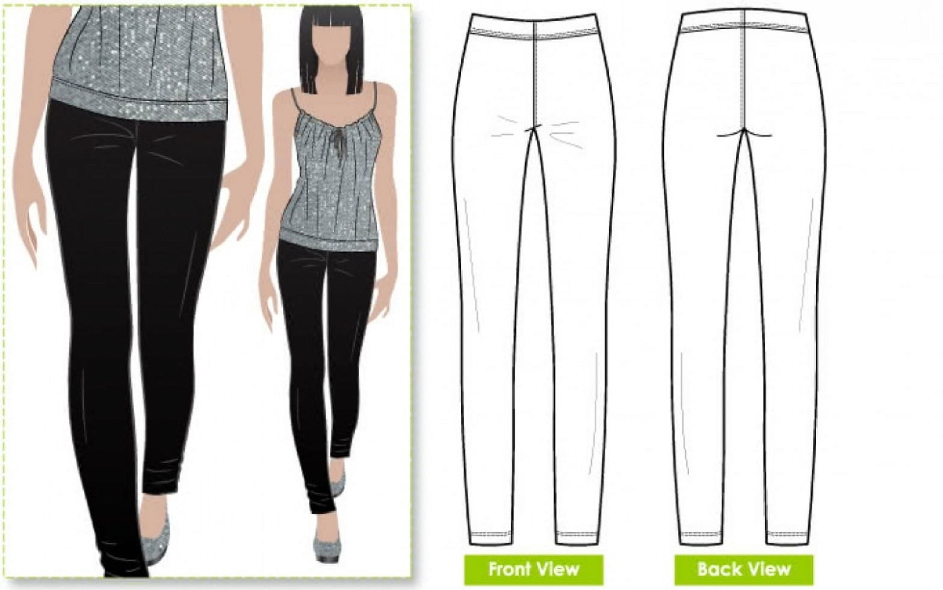Style Arc Sewing Pattern Elle Pants Women - Walmart.com