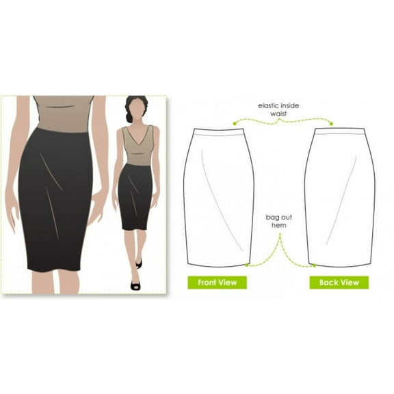 Style Arc Sewing Pattern Fay Skirt Women