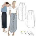 thumbnail image 1 of Style Arc Sewing Pattern Indigo Maxi Skirt Women, 1 of 3