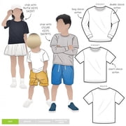 Style Arc Sewing Pattern Kids Bailey Top Kids Ages 2-8 Tops