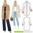 thumbnail image 1 of Style Arc Sewing Pattern Loren Jacket Women, 1 of 4