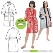 Style Arc Sewing Pattern Loungewear Robe Women