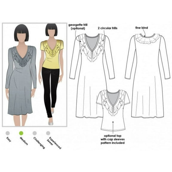 Style Arc Sewing Pattern Lucy Dress Women