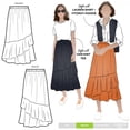 thumbnail image 1 of Style Arc Sewing Pattern Sorrento Skirt Women, 1 of 1