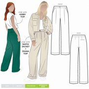 Style Arc Sewing Pattern Spencer Pants - Trousers for Women - Sizes 18-30 - Advanced
