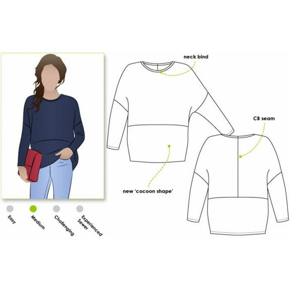 Style Arc Sewing Pattern Sunny Top Women